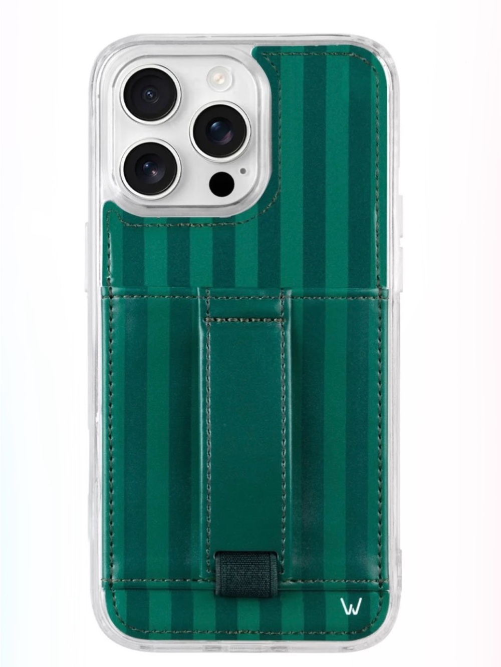 Walli Cases: Evergreen Stripe iPhone 14 Pro Max